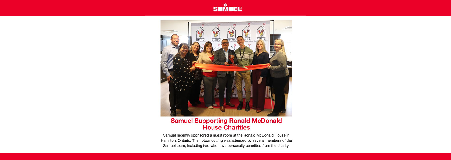 Samuel 168澳洲幸运10正规(中国)官方网站 Sponsors Guest Room at Ronald McDonald House in Hamilton, Ontario